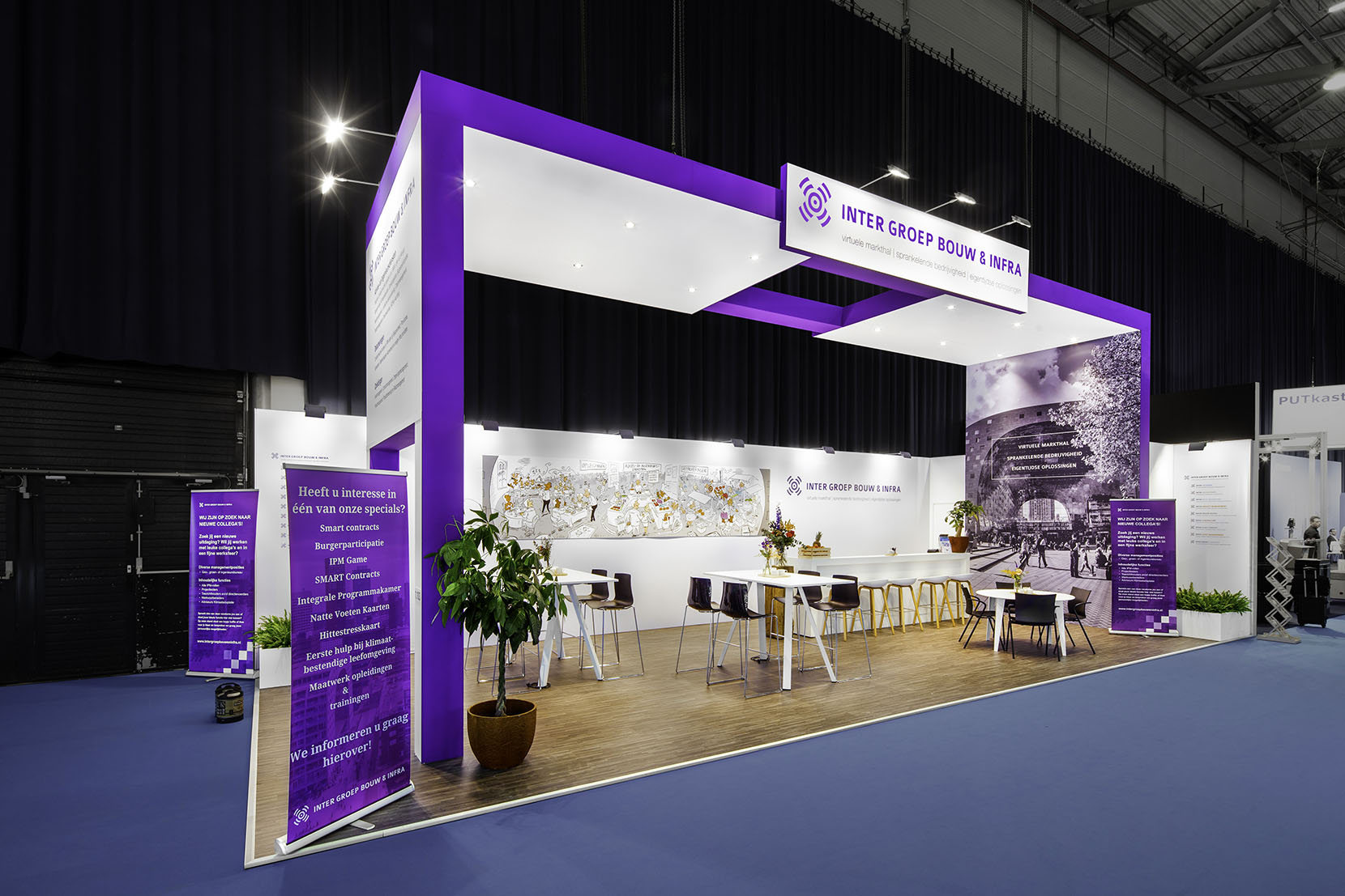 Opvallende en innovatieve standbouw voor internationale vakbeurzen – Heko Projecten.