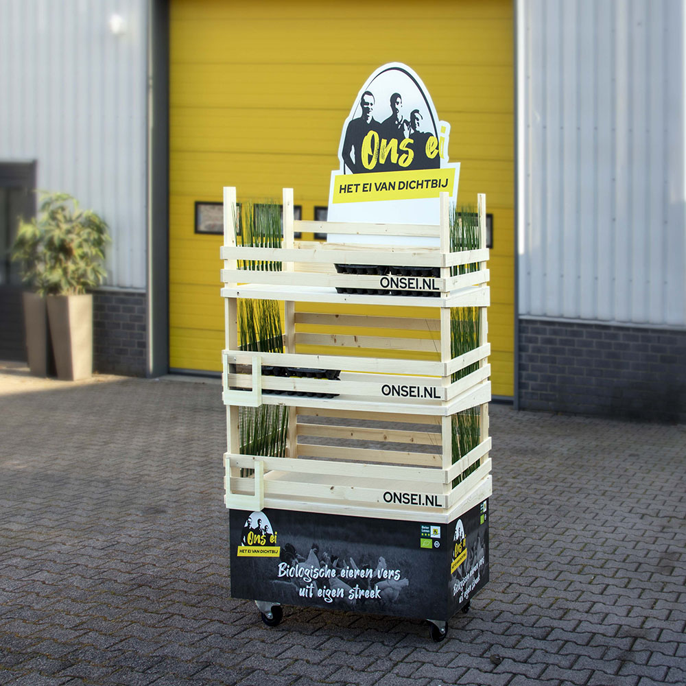 Supermarkt display | Ons ei
